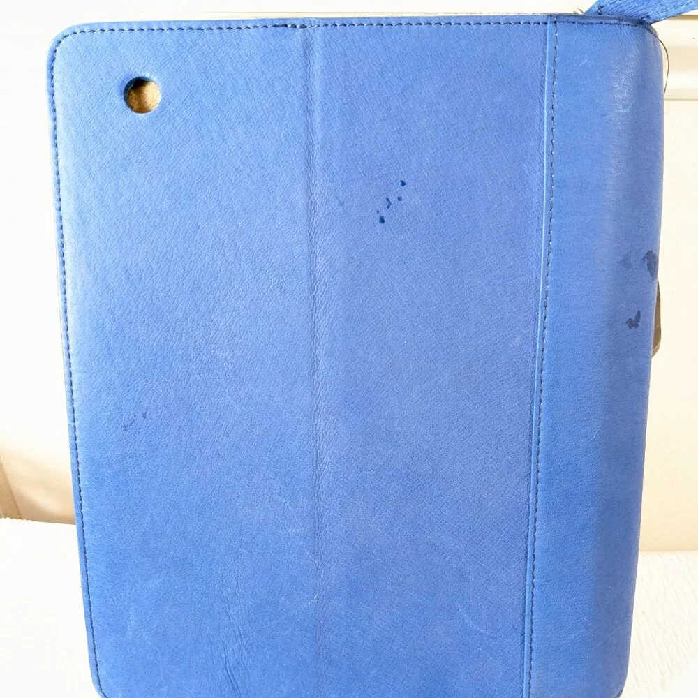 NEW Gun Tote'n Mamas Ipad Tablet Concealed Carry Case Leather Adjustable blue